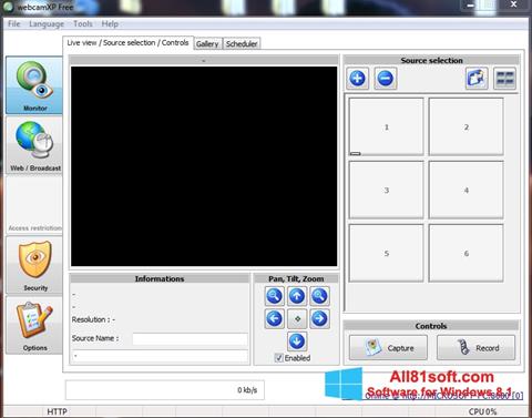 Skjermbilde webcamXP Windows 8.1