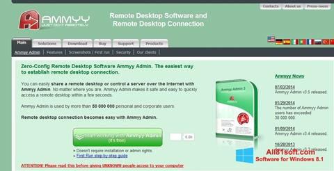 Skjermbilde Ammyy Admin Windows 8.1