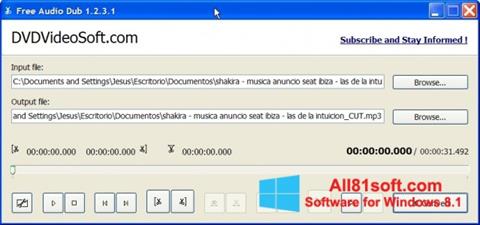 Skjermbilde Free Audio Dub Windows 8.1