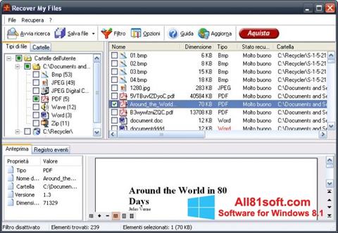 Skjermbilde Recover My Files Windows 8.1