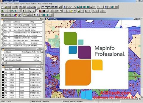Skjermbilde MapInfo Professional Windows 8.1