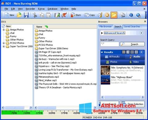 Skjermbilde Nero Burning ROM Windows 8.1