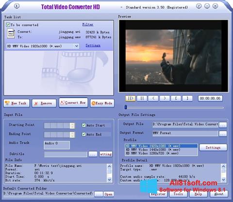 Skjermbilde Total Video Converter Windows 8.1