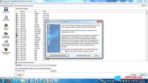 Skjermbilde BadCopy Pro Windows 8.1