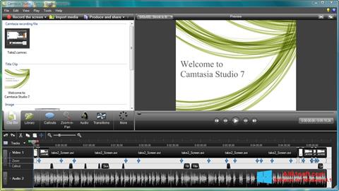 Skjermbilde Camtasia Studio Windows 8.1