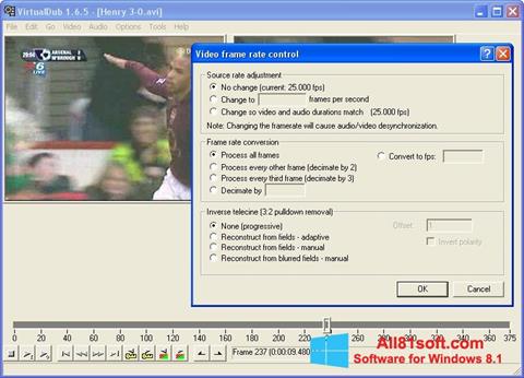 Skjermbilde VirtualDubMod Windows 8.1