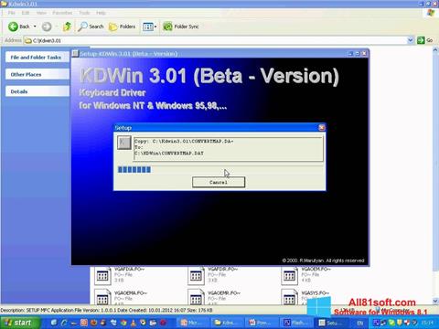 Skjermbilde KDWin Windows 8.1
