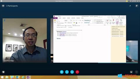 Skjermbilde Skype for Business Windows 8.1