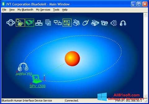 Skjermbilde BlueSoleil Windows 8.1