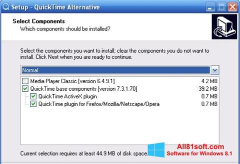 Skjermbilde QuickTime Alternative Windows 8.1