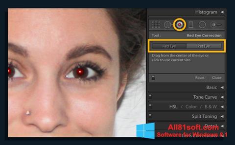 Skjermbilde Red Eye Remover Windows 8.1