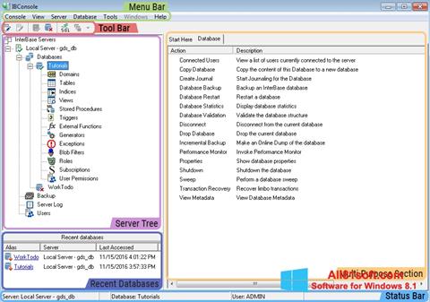 Skjermbilde InterBase Windows 8.1