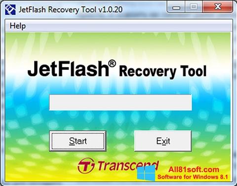 Skjermbilde JetFlash Recovery Tool Windows 8.1