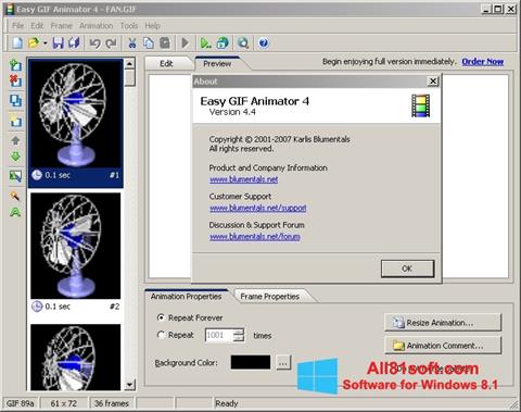 Skjermbilde Easy GIF Animator Windows 8.1