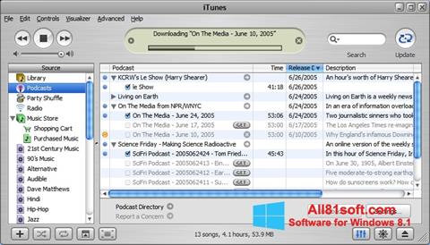 Skjermbilde iTunes Windows 8.1