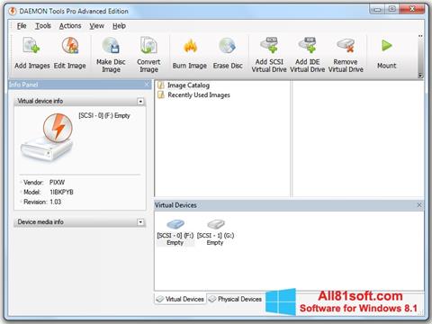 Skjermbilde DAEMON Tools Pro Windows 8.1