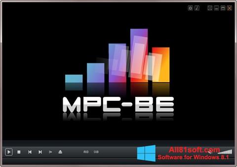 Skjermbilde MPC-BE Windows 8.1