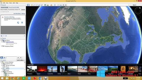 Skjermbilde Google Earth Pro Windows 8.1