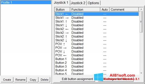 Skjermbilde JoyToKey Windows 8.1