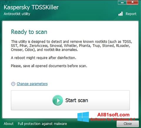 Skjermbilde Kaspersky TDSSKiller Windows 8.1