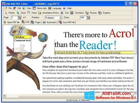 Skjermbilde PDF Reader Windows 8.1