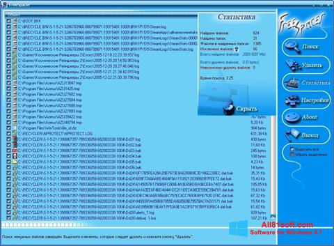 Skjermbilde FreeSpacer Windows 8.1