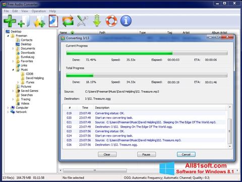 Skjermbilde Free Audio Converter Windows 8.1
