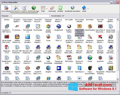 Skjermbilde Revo Uninstaller Windows 8.1